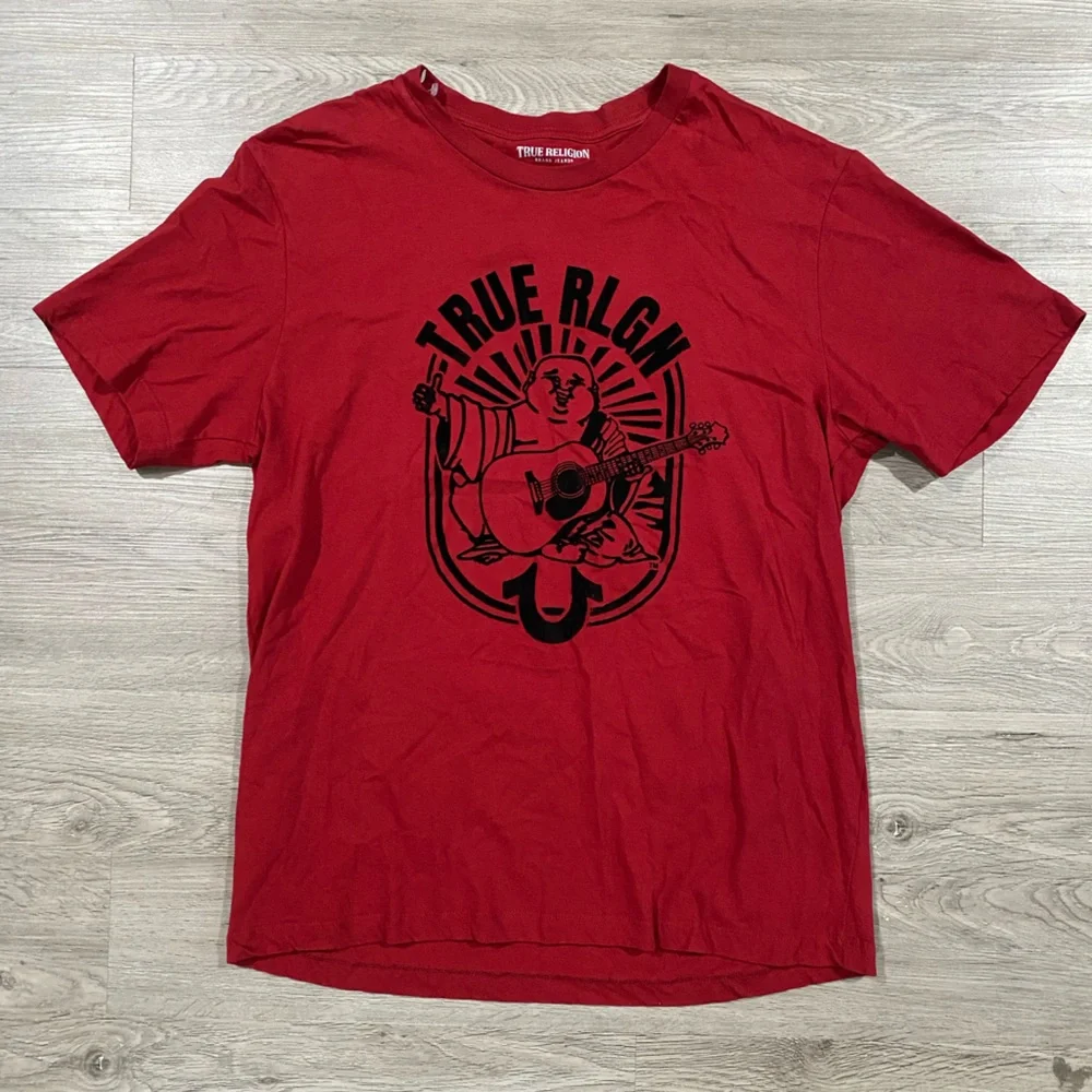 True Religion Red Short Sleeve Tee‎